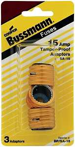 Bussmann BP/SA-15 Fuse Adapter, For: S-15 to S-7 Fuse
