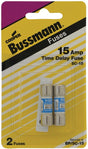 Bussmann BP/SC-15 Fuse, 15 A, 600 VAC, 170 VDC, 10, 100 kA Interrupt, Glass Body, G, Current Limiting, Fast-Acting Fuse