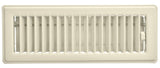 Imperial RG0220 Floor Register, 10 in L, 3 in W, Steel, Almond