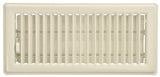 Imperial RG0244 Floor Register, 10 in L, 4 in W, Steel, Almond