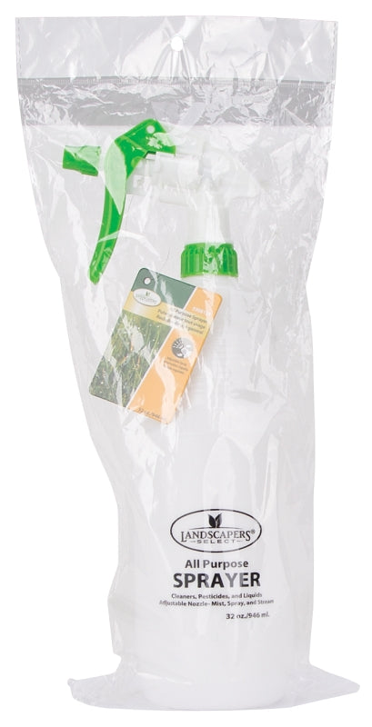 Landscapers Select SX-20583L Spray Bottle, Adjustable Nozzle, PE, White