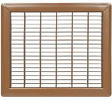 Imperial RG0625 Air Grille, 10 in L, 12 in W, Steel, Brown