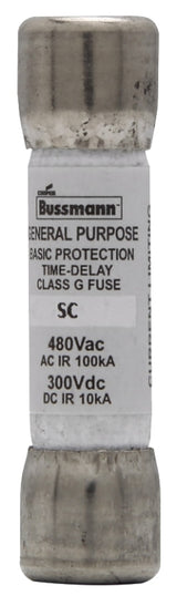 Bussmann BP/SC-30 Fuse, 30 A, 480 V, Glass Body, Cartridge, Electronic Fuse