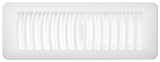 TOP FLAT REGISTER WHITE 4X10IN, Pack of 22