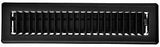 REGISTER FLOOR BLACK 2.25X12IN