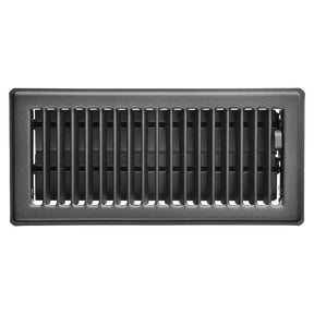 Imperial RG0261 Floor Register, 5-1/4 in L, 12 in W, Steel, Slate Gray, Powder-Coated