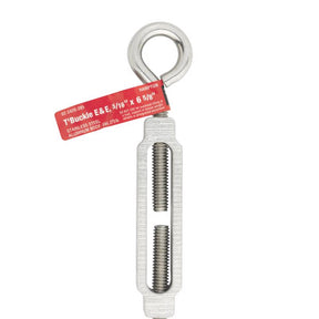 Hampton Stainless Steel Turnbuckle 275 lb. cap., Pack of 5