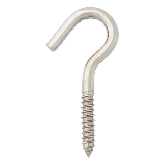 Hampton Small Stainless Steel 4.8125 in. L Clothesline Hook 300 lb 1 pk, Pack of 5