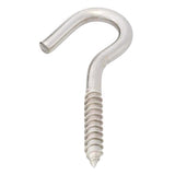 Hampton Small Stainless Steel 4.8125 in. L Clothesline Hook 300 lb 1 pk, Pack of 5