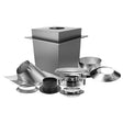 DuraVent 6DP-KTUP Basic Install Kit, Up Through the Ceiling, Steel, Galvanized