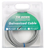 Tie Down Engineering Galvanized Steel 1/4 in. D X 50 ft. L Aircraft Cable