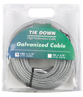 Tie Down Engineering 1/4 in. D X 100 ft. L Galvanized Steel Aircraft Cable