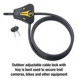 Master Lock Python 5/16 in. D X 72 in. L Vinyl Coated Steel Adjustable Locking Cable