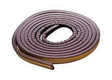 M-D 02592 Weatherstrip Tape, 3/8 in W, 17 ft L, EPDM Rubber, Brown, 12/PK