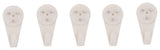 ProSource PH-121121-PS Picture Hanger, 15 lb, Plastic, White, White, Nail