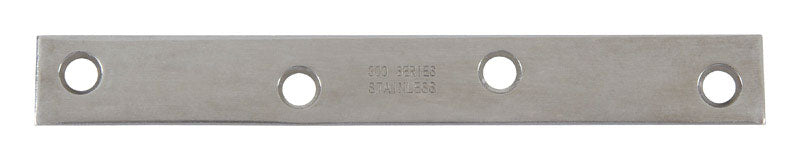 Ace 6 in. H X 0.75 in. W X .131 in. L Stainless Steel Mending Brace