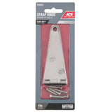 Ace 4 in. L Stainless Steel Heavy Duty Strap Hinge 1 pk