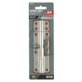 Ace 6 in. L Polished Stainless Steel Heavy Duty Barrel Bolt 1 pk
