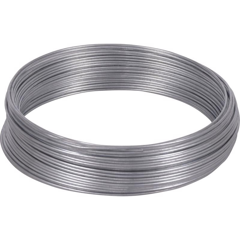 HILLMAN 50 ft. L Galvanized Steel 12 Ga. Wire, Pack of 12
