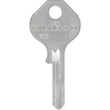 HILLMAN Traditional Key House/Office Padlock Key Blank Single, Pack of 10