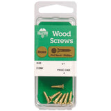 HILLMAN No. 8 X 1-1/4 in. L Phillips Coarse Wood Screws 3 pk, Pack of 10