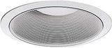 Halo Coilex 310W Baffle Trim, 6 in Dia, 3-1/16 in OAH, Phenolic Body, White, For: H7ICAT, H7ICT, H7RICAT and H7T Housing