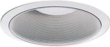 Halo Coilex 310W Baffle Trim, 6 in Dia, 3-1/16 in OAH, Phenolic Body, White, For: H7ICAT, H7ICT, H7RICAT and H7T Housing