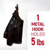 3M Command 4-1/8 in. L Oil Rubbed Bronze Metal Large Forever Classic Coat/Hat Hook 5 lb. cap. 1 pk