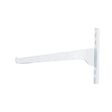 Knape & Vogt White Steel Regular Duty Bracket 16 Ga. 12 in. L 160 lb, Pack of 10