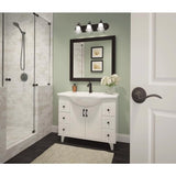 Schlage Accent Aged Bronze Passage Lever 1-3/4 in.