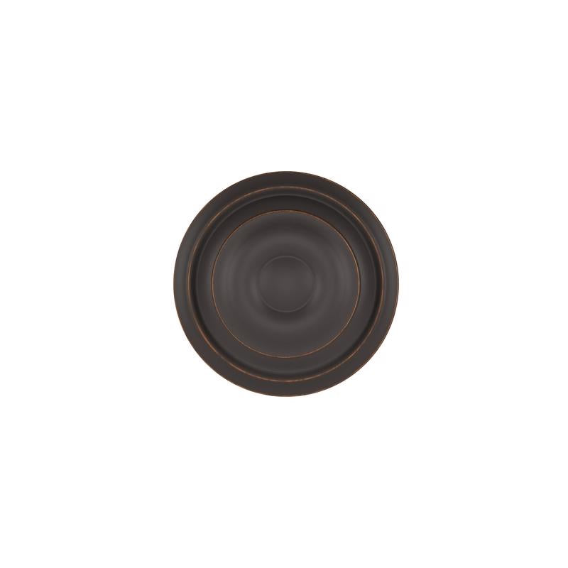 Schlage Georgian Aged Bronze Passage Door Knob 1-3/4 in.