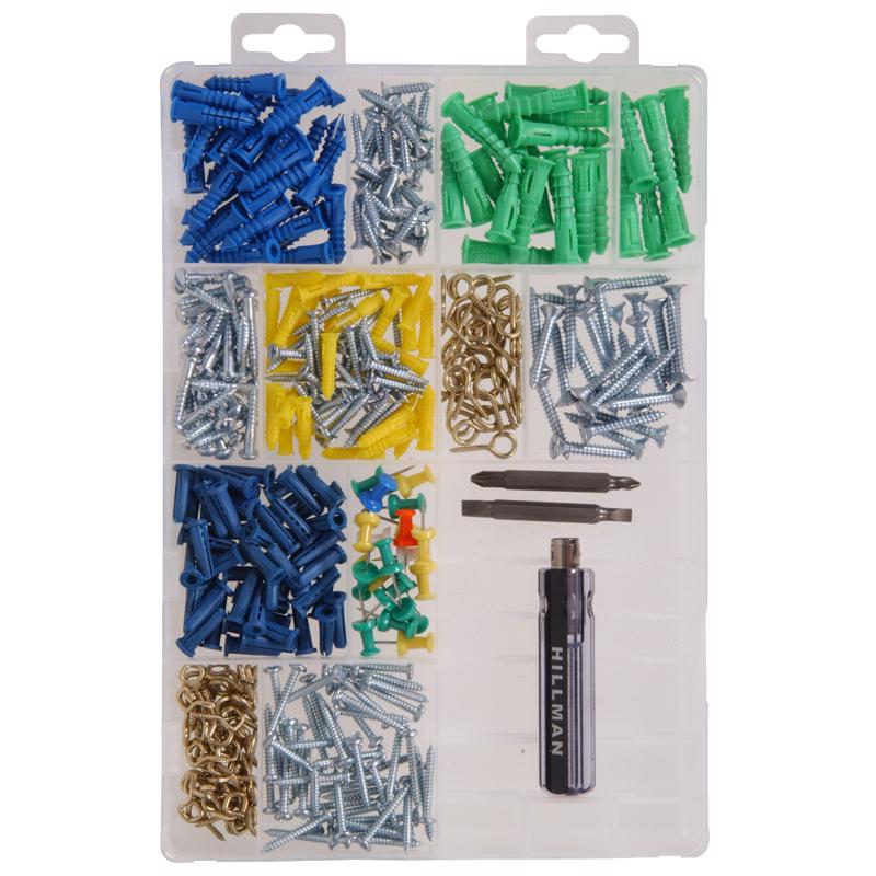 HILLMAN Assorted Picture Hanging Set 408 pk