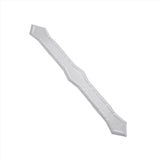 Amerimax 0.25 in. H X 2 in. W X 13.5 in. L White Aluminum K Downspout Strap, Pack of 50