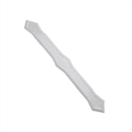 Amerimax 0.25 in. H X 2 in. W X 13.5 in. L White Aluminum K Downspout Strap, Pack of 50