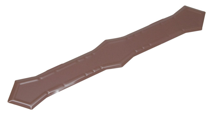 Amerimax 0.25 in. H X 2 in. W X 13.5 in. L Brown Aluminum K Downspout Strap, Pack of 50