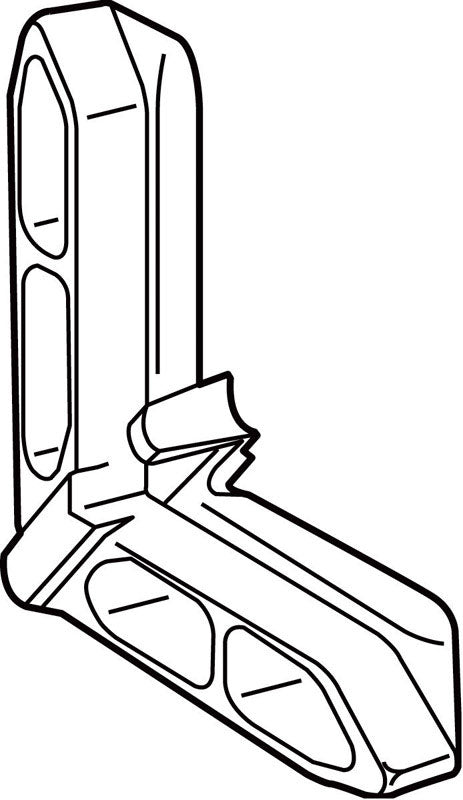 Prime-Line Tan Plastic 7/16 in. W X 3/4 in. L Screen Frame Corner 1 pk