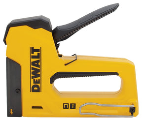 DEWALT DWHTTR350 Staple and Brad Tacker, 100 Magazine, T50 Staple, 27/64 in W Crown, 1/2 to 9/16 in L Leg, Orange