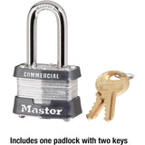 Master Lock 3.145 in. H X 1-5/8 in. W X 1-9/16 in. L Steel Double Locking Exterior Padlock, Pack of 6