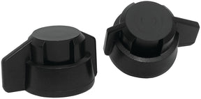 Green Leaf Y8253040 6PK Winged Bayonet Cap, Closed, Polypropylene, Black, For: 8 mm, 10 mm Spray Nozzles