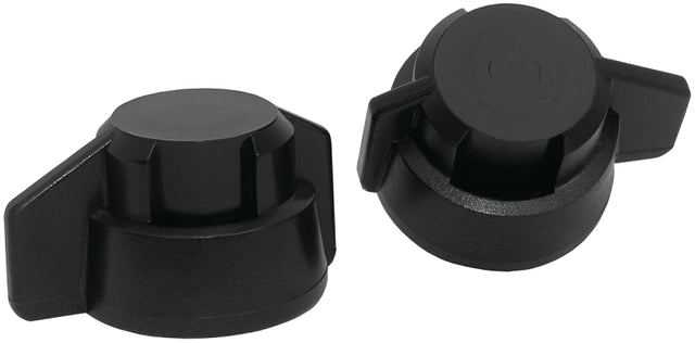 Green Leaf Y8253040 6PK Winged Bayonet Cap, Closed, Polypropylene, Black, For: 8 mm, 10 mm Spray Nozzles