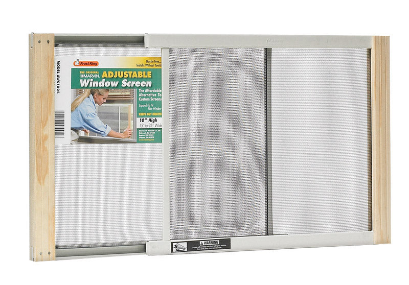 Frost King WB Marvin 15 25 in. W in. Steel Adjustable Window Screen, Pack of 12