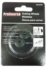 ProSource RP-04-3L Tube Cutter Wheel, 0.7 in Dia, 2.9 mm Thick, Steel, Black