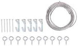 ProSource PH-121127-PS Picture Hanging Kit, 20 lb, Steel, Zinc, Zinc, Nail-In Mounting