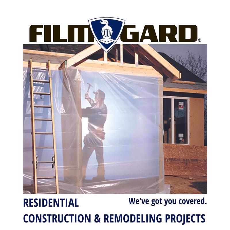Film-Gard Plastic Sheeting 6 mil X 8 ft. W X 100 ft. L Polyethylene Clear 1 pk