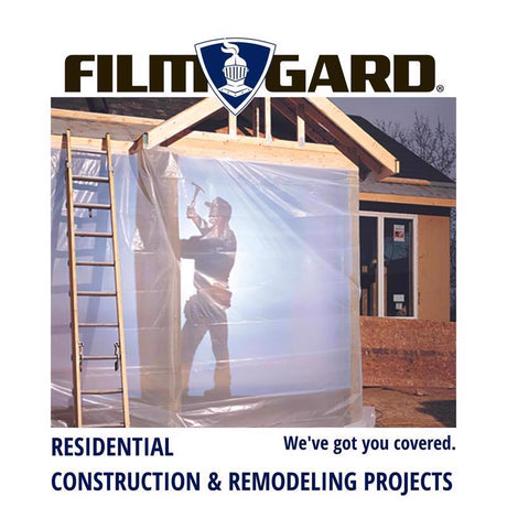 Film-Gard Plastic Sheeting 6 mil X 8 ft. W X 100 ft. L Polyethylene Clear 1 pk