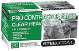 Petoskey Plastics FG-P9934-51 Pro Contractor Bag, 42 gal, Clear