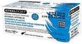 Petoskey Plastics FG-P9934-28B Painter Plastic, 150 ft L, 9 ft W, 0.31 mil Thick, Clear