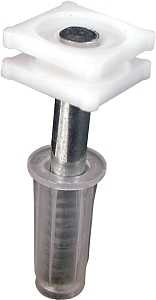 Prime-Line N 6705 Bi-Fold Door Guide, Plastic, Top