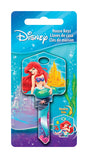 HILLMAN Disney Ariel and Friends House Key Blank 66/97 Double For Kwikset and Titan Locks Multicolor, Pack of 5
