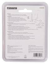 ProSource PH-121155-PS Mirror Holder, Metal, Zinc, Silver, Screw Mounting